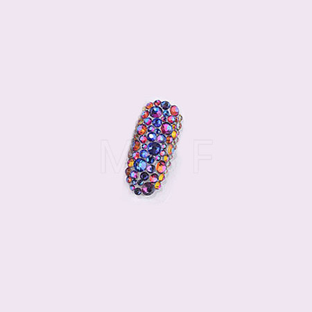 Glass Rhinestone Flat Back Cabochons RGLA-S002-04SS-43-1