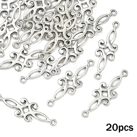 20Pcs Tibetan Style Alloy Connector Charms FIND-YW0010-45AS-1