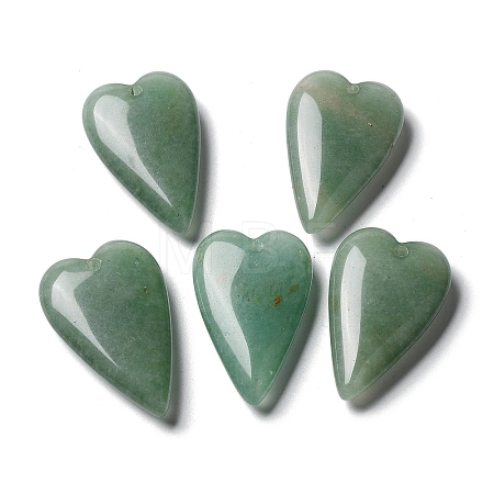 Natural Green Aventurine Pendants G-D087-02F-1