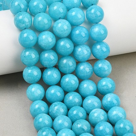 Dyed Natural White Jade Beads Strands GG-CBAD029-A07-10mm-1