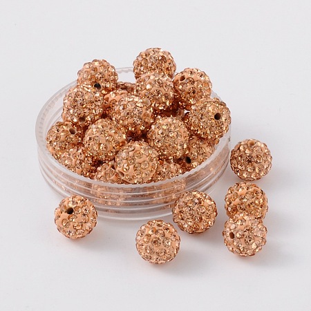 Pave Disco Ball Beads RB-H258-8MM-362-1