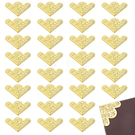 50Pcs Iron Triangle Corner Protector for Wood Box IFIN-FG0001-07G-1