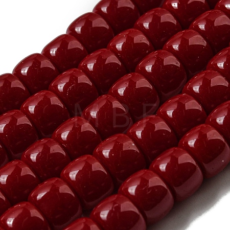 Opaque Glass Beads Strands GLAA-NH0002-B07-1