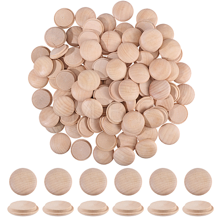 100Pcs Wooden Cover for Stair Railings AJEW-CA0004-65-1