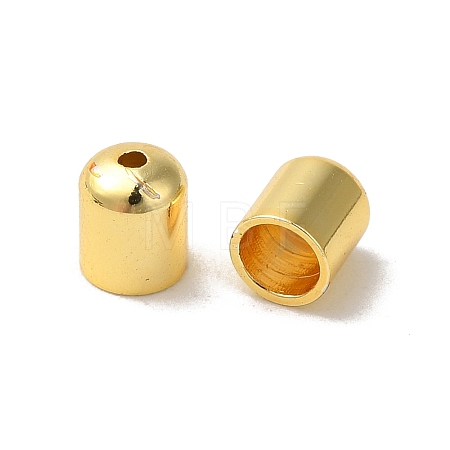 Rack Plating Brass End Caps KK-F873-17G-1