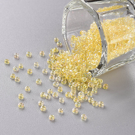 11/0 FGB Grade A Transparent Glass Seed Beads X-SEED-N001-E-302-1