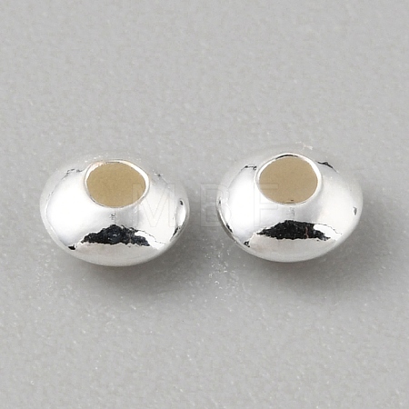 925 Sterling Silver Spacer Beads STER-WH0015-01B-S-1