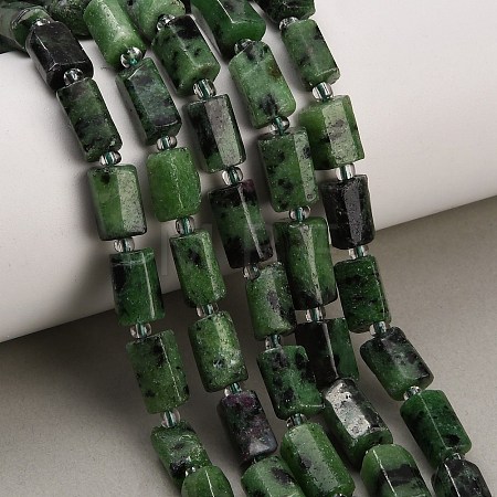 Natural Ruby in Zoisite Beads Strands GG-CBA7621-A03-01-1