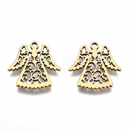 201 Stainless Steel Pendants LS-STAS-Q240-030G-1