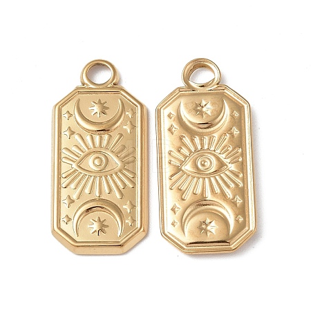 Ion Plating(IP) 304 Stainless Steel Pendants X-STAS-C066-23G-1