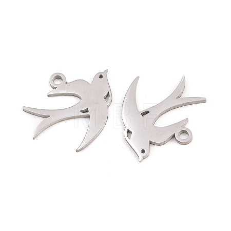 304 Stainless Steel Charms STAS-E521-07P-06-1