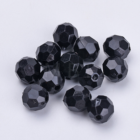 Acrylic Beads X-TACR-Q257-6mm-V72-1