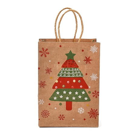 Christmas Theme Rectangle Paper Bags CARB-F011-01B-1