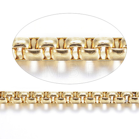 304 Stainless Steel Venetian Chains Box Chains CHS-P003-06A-1