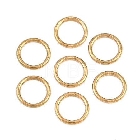 Ion Plating(IP) 304 Stainless Steel Closed Jump Rings STAS-G393-06G-16-1