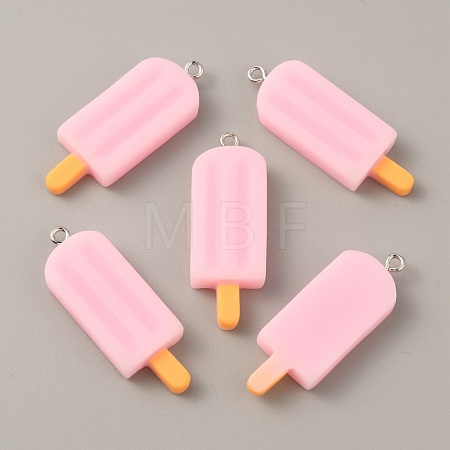 Opaque Resin Pendants RESI-CJC0020-09E-1