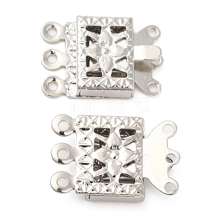 Brass Box Clasps KK-XCP0001-70P-1