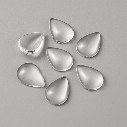 Transparent Glass Cabochons GLAA-WH0022-94B-1