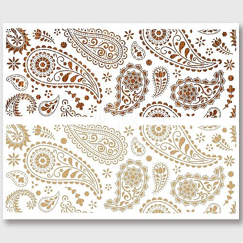 PET Hollow Out Drawing Painting Stencils DIY-WH0406-0004-1