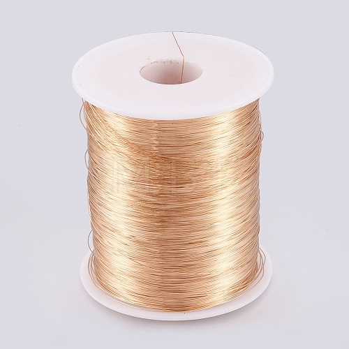 Round Copper Wire Copper Beading Wire for Jewelry Making CWIR-K002-01KCG-1