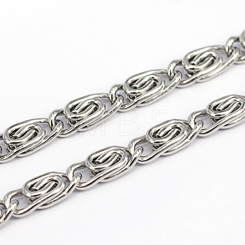 Tarnish Resistant 304 Stainless Steel Lumachina Chains CHS-O005-25A-1