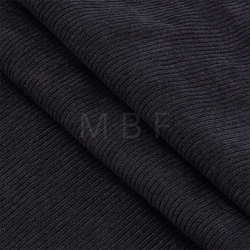 Corduroy Kintted Rib Fabric DIY-WH0491-68C-1