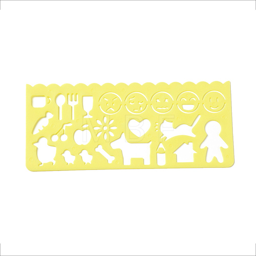 Plastic Drawing Painting Stencils Templates DIY-WH0112-07-1