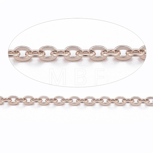 3.28 Feet Ion Plating(IP) 304 Stainless Steel Cable Chains X-CHS-H007-01RG-1