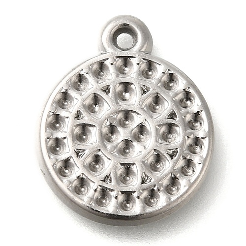 304 Stainless Steel Pendant Rhinestone Settings STAS-I310-21P-1