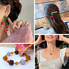  36Pcs 12 Colors Handmade Glass Woven Beads WOVE-TA0001-08-8