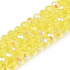 Electroplate Glass Beads Strands EGLA-A044-T8mm-L29-1