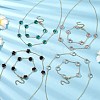 Brass Cable Chains Necklace and Bracelet Sets SJEW-JS01312-2