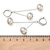 304 Stainless Steel Hoop Earrings EJEW-D350-01P-3