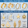 SUNNYCLUE DIY Charm Cuff Ring Making Kit DIY-SC0023-58-2