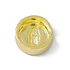 Real 18K Gold Plated Brass Enamel Beads KK-A170-02G-03-2