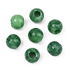 Natural Green Jade European Beads GG-CBA02C4-01-1