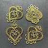 10Pcs Tibetan Style Zinc Alloy Hollow Chandelier Component Links FIND-WH0366-360E-1