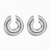 Alloy C-shaped Cuff Earrings for Women WGEF1AE-04-1