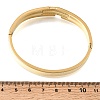 304 Stainless Steel Crystal Rhinestone Hinged Cuff Bangles for Women SA-CBAF851-08G-4