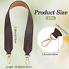 Double Face Cowhide Leather Long Bag Straps PURS-CL0001-49B-2