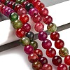 Dyed Natural Agate Beads Strands X-G-R262-10mm-1-3