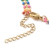 Brass Enamel Handmade Link Chains AJEW-JB00997-4