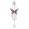 Stainless Steel Resin Butterfly Suncatcher HJEW-TA00452-01-1