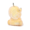 Animal Flocking Opaque Resin Pendants RESI-I353-01P-03-2
