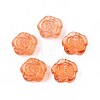 Baking Paint Transparent Glass Beads DGLA-N018-01H-1