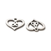 Valentine's Day 316 Surgical Stainless Steel Charms STAS-H190-15P-04-2
