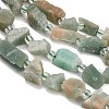 Natural Amazonite Beads Strands GG-CBA0B77-A25-02-3