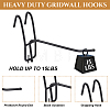 50Pcs Iron Pegboard Hooks FIND-DL0001-04-3