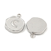 Non-Tarnish 304 Stainless Steel Charms STAS-A099-05P-2