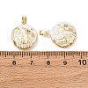 Brass Enamel Locket Pendants KK-G543-01G-01-3